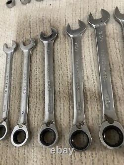 Craftsman Tools USA 17pc Metric SAE Reversible Combo Ratcheting Wrench Set
