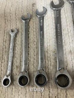 Craftsman Tools USA 17pc Metric SAE Reversible Combo Ratcheting Wrench Set