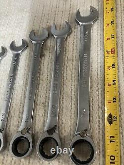 Craftsman Tools USA 17pc Metric SAE Reversible Combo Ratcheting Wrench Set