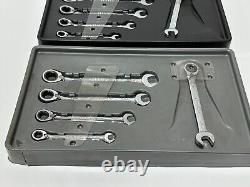Craftsman USA 10pc (5 Metric, 5 SAE) RATCHETING REVERSIBLE Wrench Sets in Trays