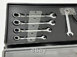 Craftsman USA 10pc (5 Metric, 5 SAE) RATCHETING REVERSIBLE Wrench Sets in Trays
