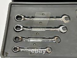 Craftsman USA 10pc (5 Metric, 5 SAE) RATCHETING REVERSIBLE Wrench Sets in Trays