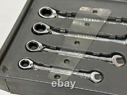 Craftsman USA 10pc (5 Metric, 5 SAE) RATCHETING REVERSIBLE Wrench Sets in Trays