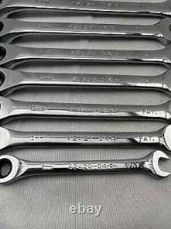 Craftsman USA 42407 GK Metric 7pc Reversible Ratcheting Wrench Set (Complete)