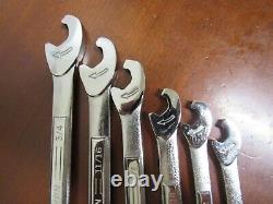 Craftsman USA 6 Pcs Flare Nut/Ratcheting Wrench Set 7/16-3/4, Mint Cond. I#CF6
