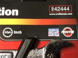 Craftsman USA 9 42444 SAE 8-piece Ratcheting Combination Wrench Set (unused)