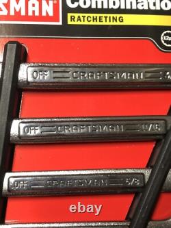 Craftsman USA 9 42444 SAE 8-piece Ratcheting Combination Wrench Set (unused)