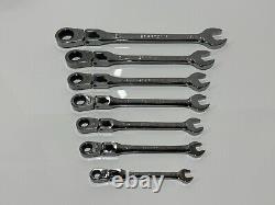 Craftsman USA RARE 42400 GK 7pc SAE LOCKING Flex Ratcheting Wrench Set, 12 Point