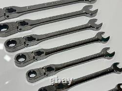Craftsman USA RARE 42400 GK 7pc SAE LOCKING Flex Ratcheting Wrench Set, 12 Point