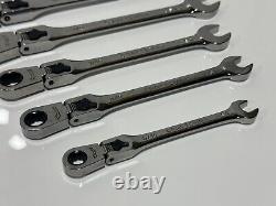 Craftsman USA RARE 42400 GK 7pc SAE LOCKING Flex Ratcheting Wrench Set, 12 Point