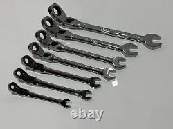 Craftsman USA RARE 42400 GK 7pc SAE LOCKING Flex Ratcheting Wrench Set, 12 Point