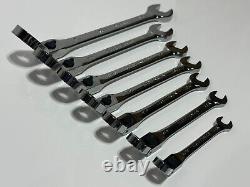 Craftsman USA RARE 42400 GK 7pc SAE LOCKING Flex Ratcheting Wrench Set, 12 Point