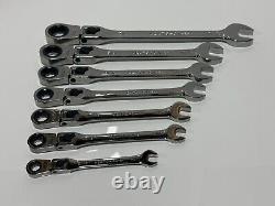 Craftsman USA RARE 42400 GK 7pc SAE LOCKING Flex Ratcheting Wrench Set, 12 Point