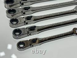Craftsman USA RARE 42400 GK 7pc SAE LOCKING Flex Ratcheting Wrench Set, 12 Point