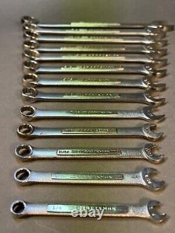 Craftsman Vintage 13pc. 12pt. SAE Combination Wrench Set -VA-, 1/4-1, USA