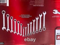Craftsman new 14 piece reversible ratcheting combination wrench set 39326