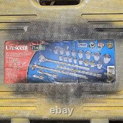 Crescent 21 Pcs 3/4 Professional Ratchet Wrench Set 12 pt