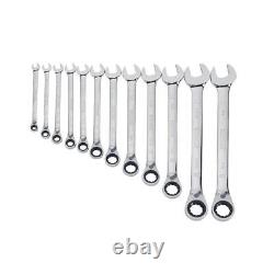 DEWALT Hand Tool Sets Reversible Polish Metric Ratcheting Wrench Set (12-Piece)