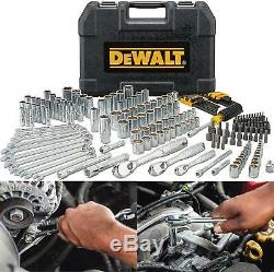 DEWALT Mechanics Tool Set 205-Pc Tooth Ratchets, Sockets, Wrench, Bits DWMT81534