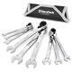 Duratech Reversible Ratchet Combination Wrench Set Sae 9piece 1/4 Inch 3/4 Inch