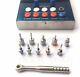 Dental Implant Ratchet Wrench 4.00 Mm Full Set Drivers + Latch Adopter