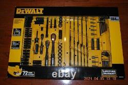 Dewalt 184 Pieces Black Chrome Polish Mechanic Tool Set # Dwmt45184