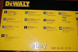 Dewalt 184 Pieces Black Chrome Polish Mechanic Tool Set # Dwmt45184