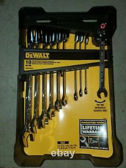 Dewalt DWMT72169 SAE 10 Piece Reversible Ratcheting Wrench Set