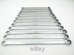 EXPERT 12 Pc Extra Long Metric Ratcheting High Performance Box Wrench Set 8-19mm