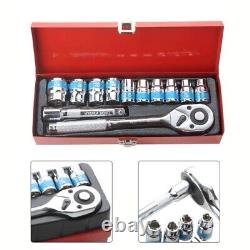 Essential Ratcheting Socket Wrench Set with Extension Bar for Car Repair