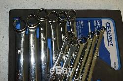 Expert 12pc Extra Long Ratcheting Metric Combination Wrench Set 8-19mm E111120