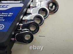 Expert Tools E111109 6 Piece 12 Point Metric Double Box Ratcheting Wrench Set T2
