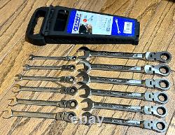 Expert Tools by Mac 8 19mm Wrench Set Metric Combo Flex Head Ratcheting Lot