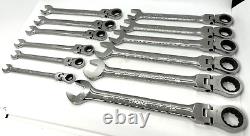 Expert Tools by Mac 8 19mm Wrench Set Metric Combo Flex Head Ratcheting Lot