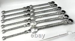 Expert Tools by Mac 8 19mm Wrench Set Metric Combo Flex Head Ratcheting Lot