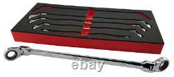 Extra Long Flexi Ratchet Spanner / Wrench Set Britool Hallmark