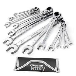 Flex-Head Ratcheting Combination Wrench Set, 13-piece, 5/16'' to 1'', SAE