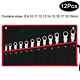 Flex Head Ratcheting Wrench Set, Combination Ended Spanner Kits Hand Tools Wrench