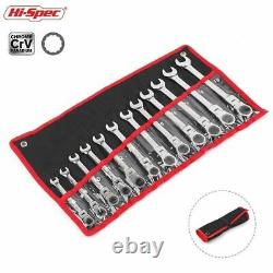Flexible Wrench Set 6/8/12pc Combination Ratchet Wrench Metric Tool Combination