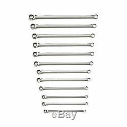 GEARWRENCH 12 Pc. 12 Point XL GearBox Double Box Ratcheting Metric Wrench Set