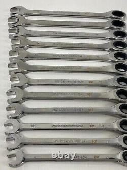 GEARWRENCH 12 Pc. 8mm-19mm 12 Pt. 90T Ratcheting Combination Wrench Set, 86679