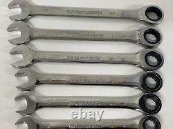 GEARWRENCH 12 Pc. 8mm-19mm 12 Pt. 90T Ratcheting Combination Wrench Set, 86679