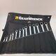 Gearwrench 13 Pc. 12 Pt Xl Ratcheting Combination Wrench Set With Tool Roll, Sae
