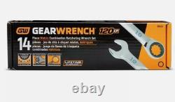 GEARWRENCH 14 Piece Metric Combination Ratcheting Wrench Set 86426