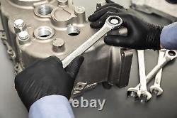 GEARWRENCH 16 Pc. Ratcheting Combination Wrench Set with Tray Metric