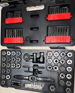 GEARWRENCH 3887 SAE/Metric Ratcheting Tap and Die Set 77 Piece