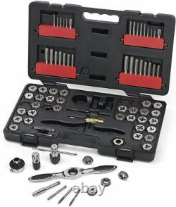 GEARWRENCH 3887 SAE/Metric Ratcheting Tap and Die Set 77 Piece