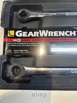 GEARWRENCH 4 Pc. GearBoxT 12 Pt. XL Double Box Ratcheting Wrench Add-On Set, SAE