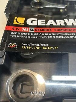 GEARWRENCH 4 Pc. GearBoxT 12 Pt. XL Double Box Ratcheting Wrench Add-On Set, SAE