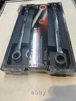 GEARWRENCH 4 Pc. GearBoxT 12 Pt. XL Double Box Ratcheting Wrench Add-On Set, SAE